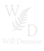 Will Denman logo with fern