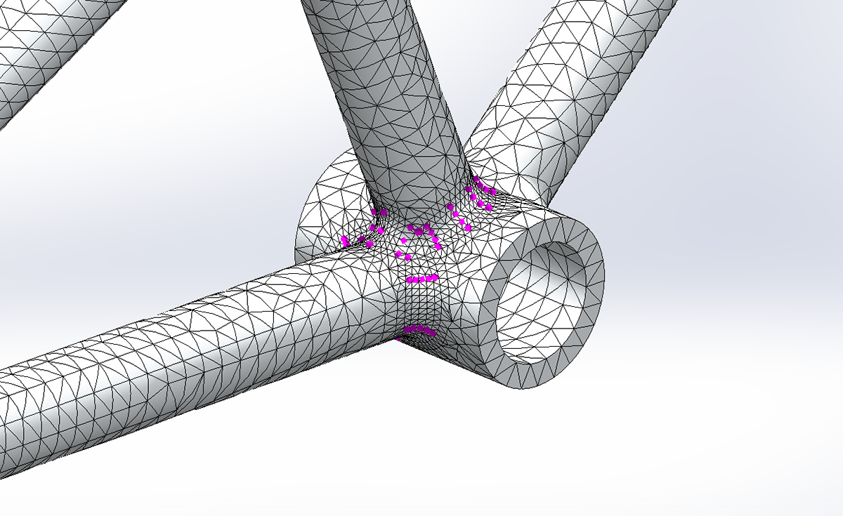 Using mesh control to increase result accuracy