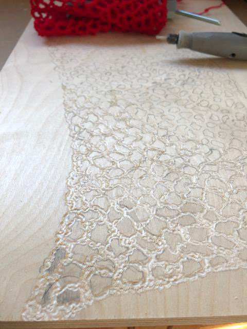 Carving the design