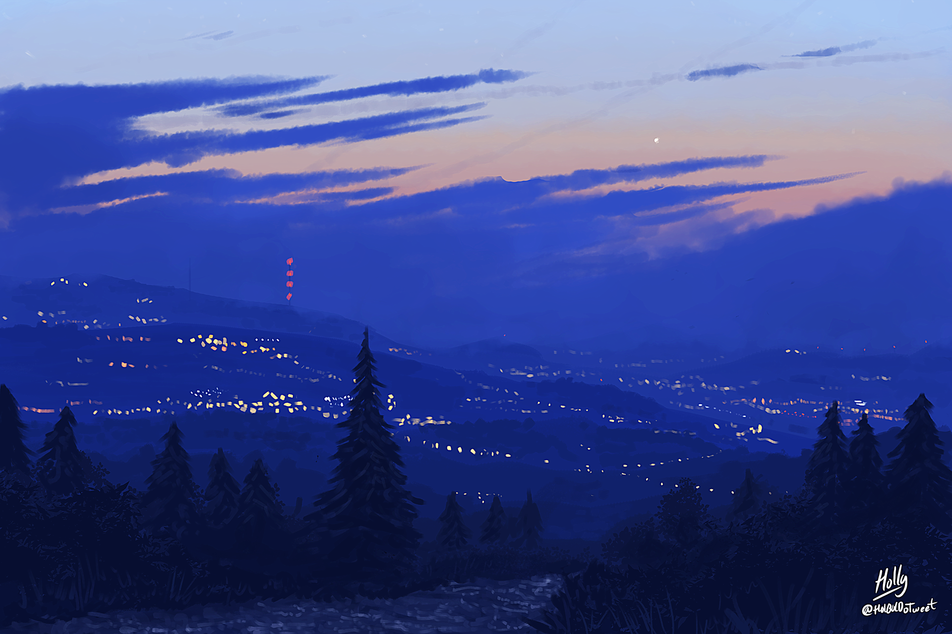 Blue Hour Lights