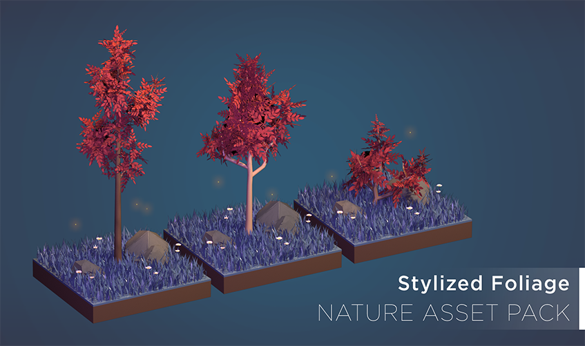 Christopher Hyde Stylized Nature Asset Pack - roblox tree texture