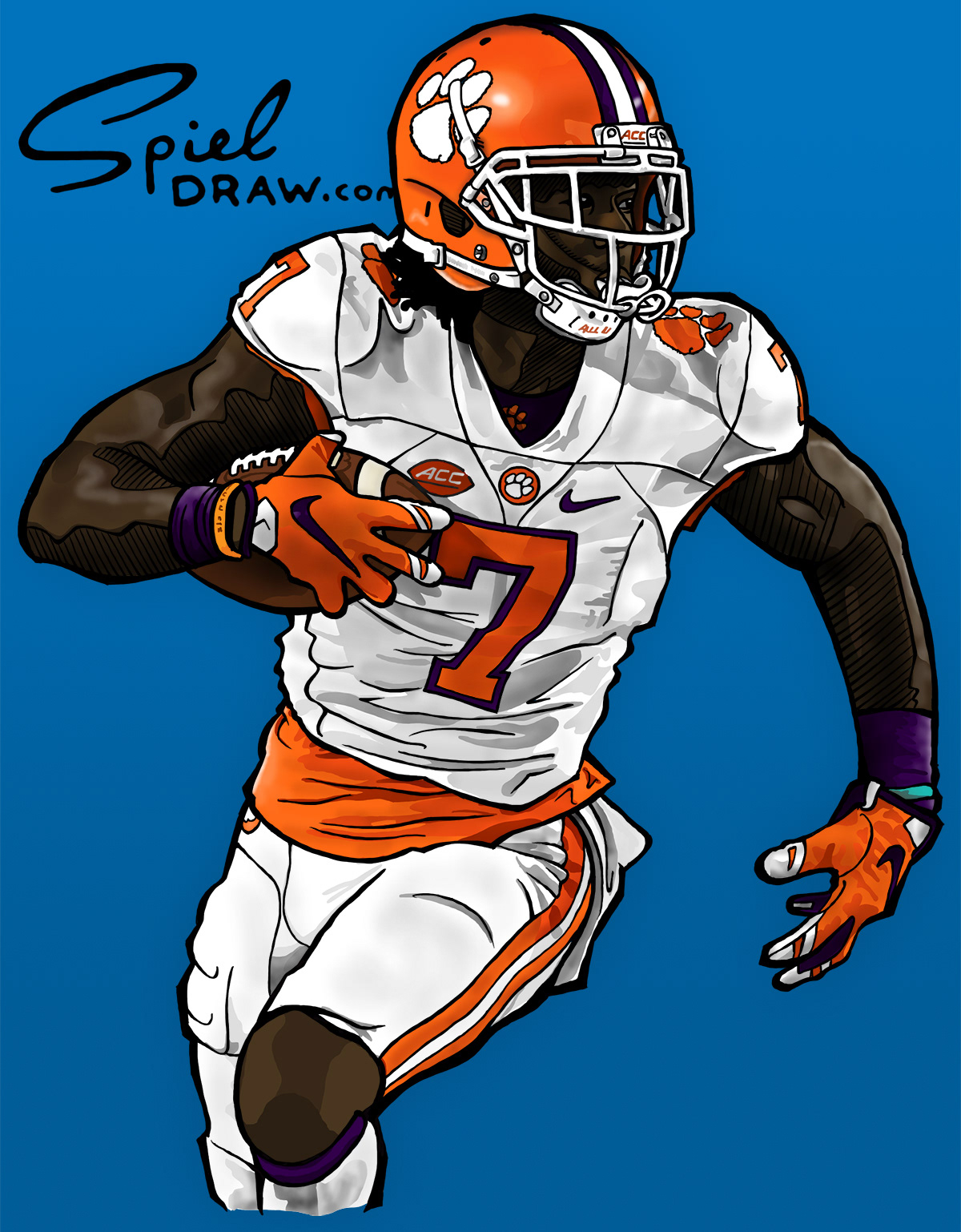 SpielDraw.com: Custom Digital Illustrations - Mike Williams