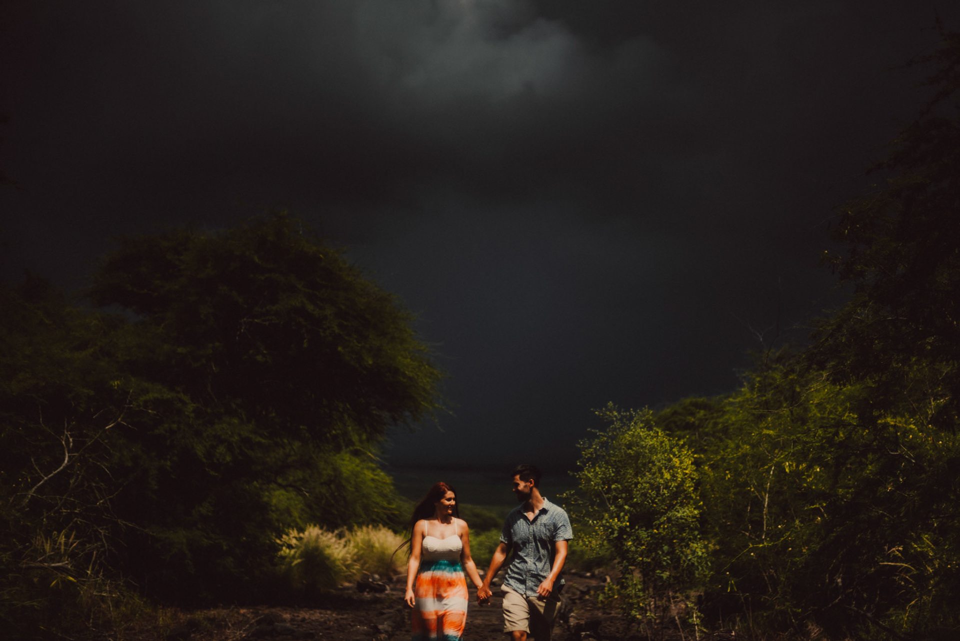 Ki'i Pohaku trek, from Ryan and Angela's pre wedding photoshoot in Hawaii, USA, September 2015, Leica M.