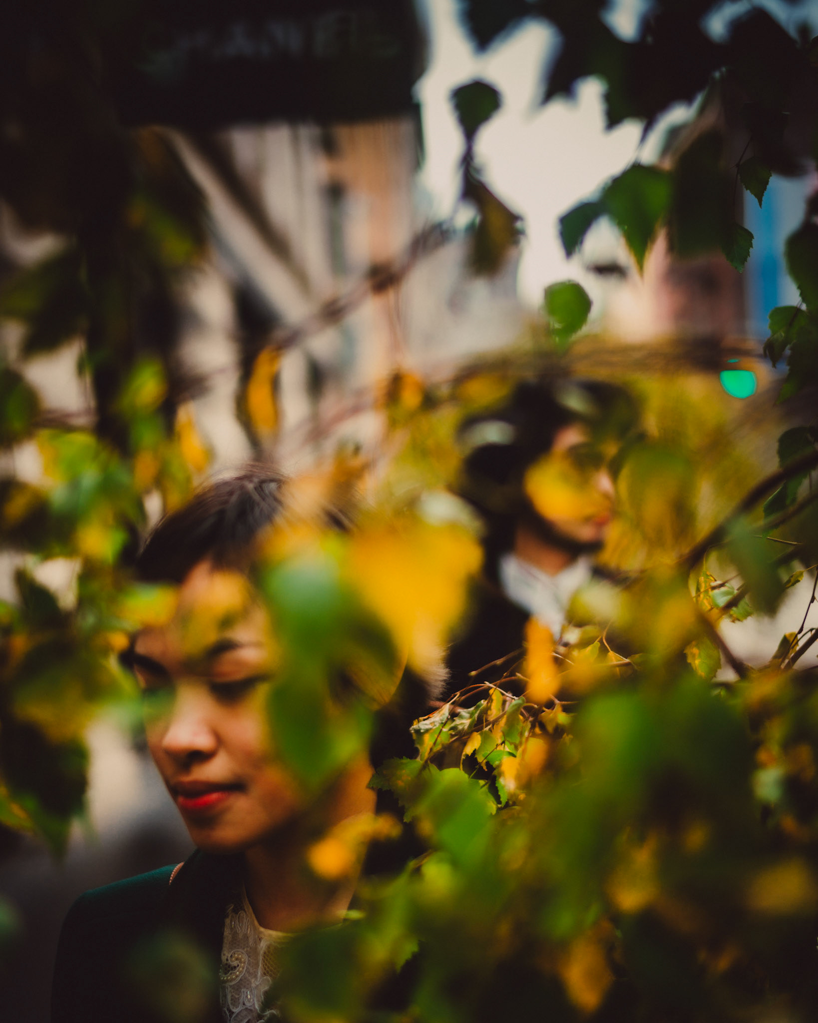 Crosby St. portraits, from AC &amp; Winona's casual and chill engagement shoot in Manhattan, New York City, USA, December 2017, Leica M.