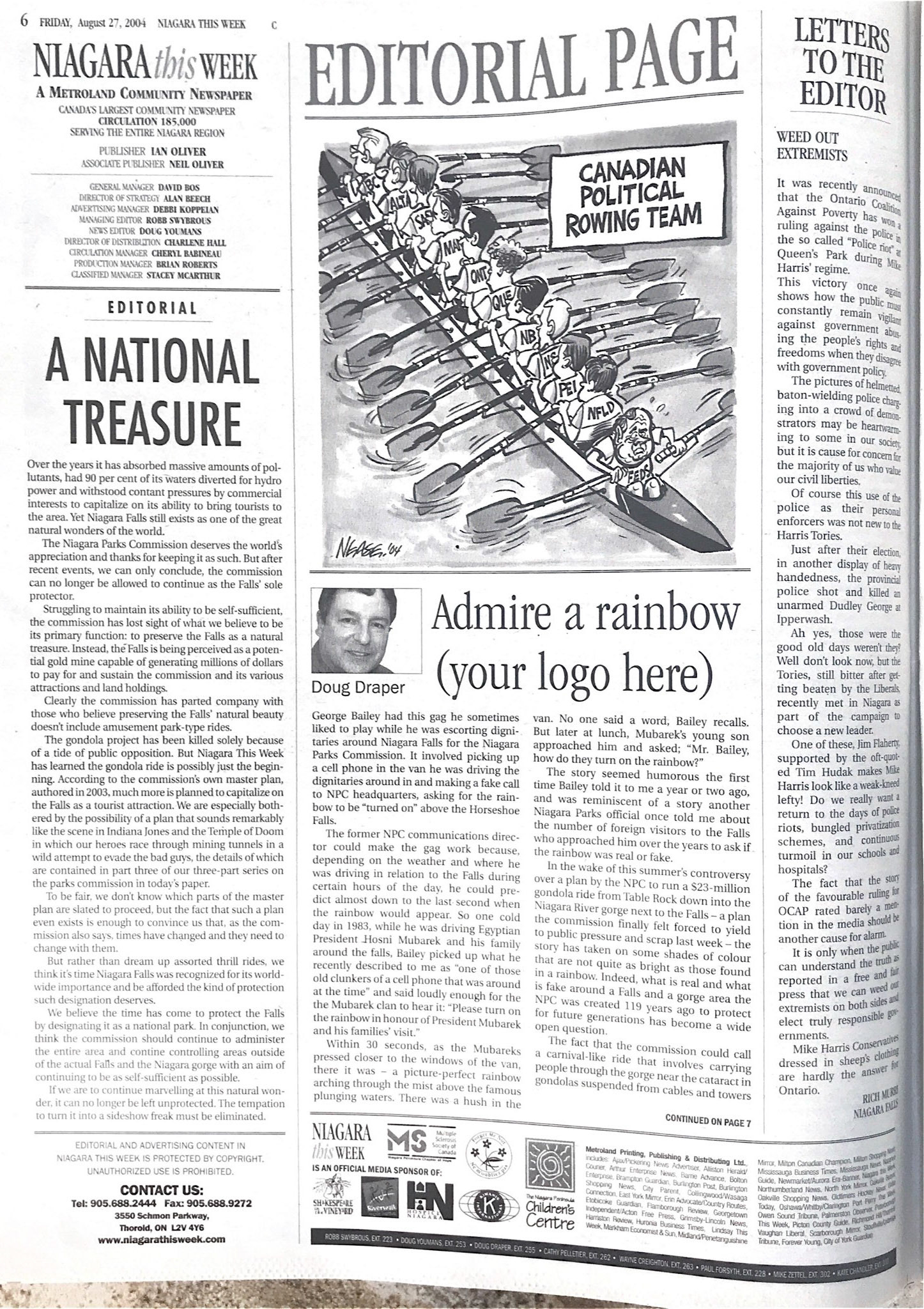 FRIDAY, August 27, 2004 NIAGARA THIS WEEK