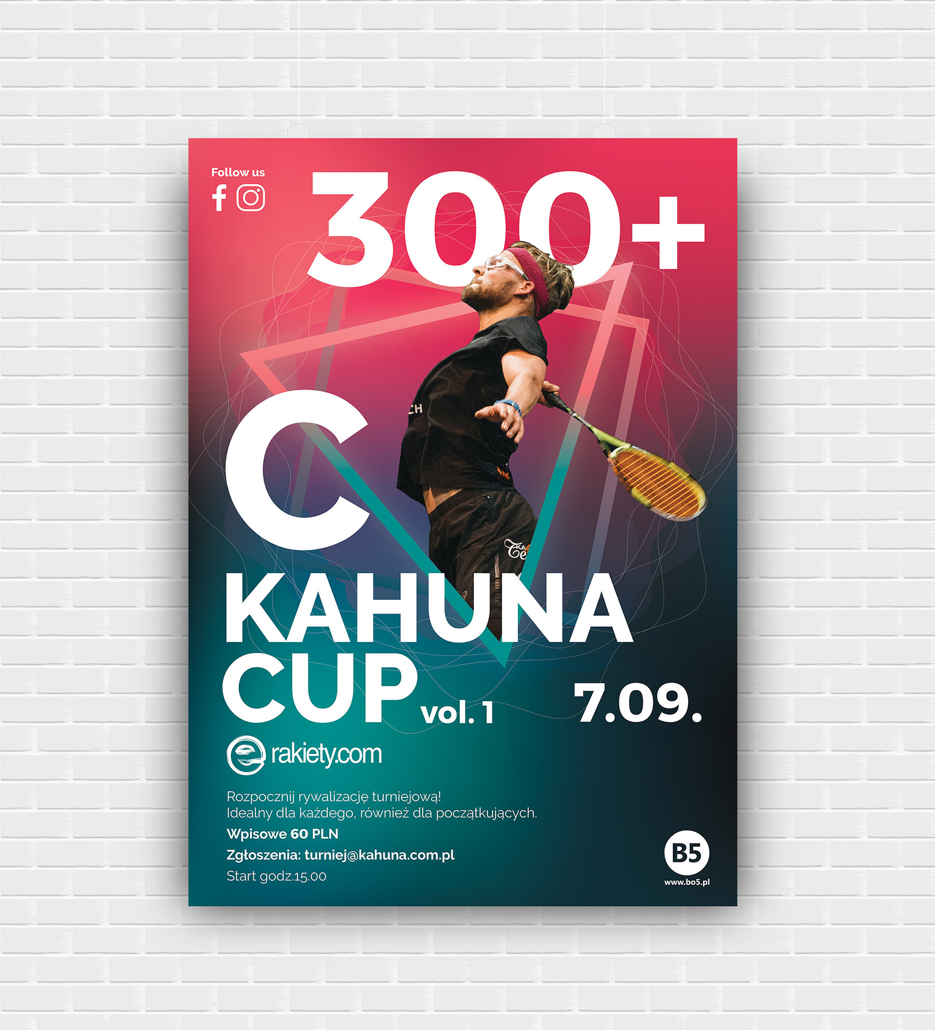 Plakat_turniej_squasha_Dobra_kreska