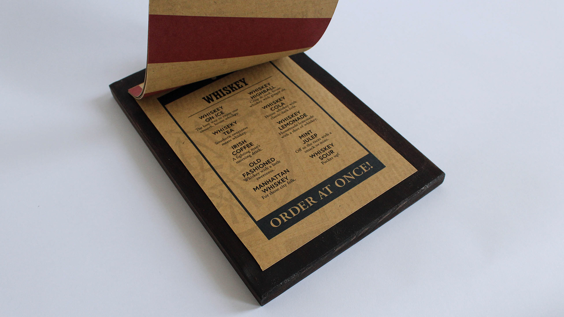 Doughboy Drinks Menu