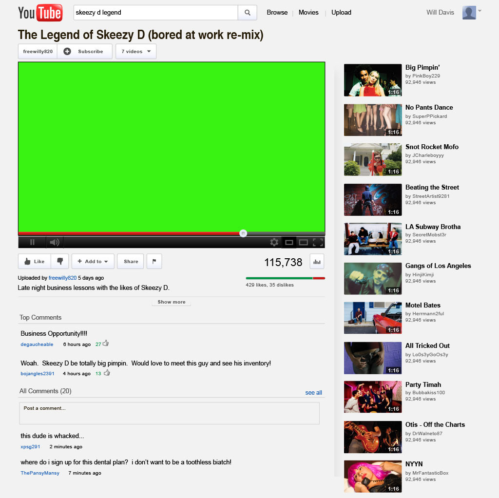 YouTube Template