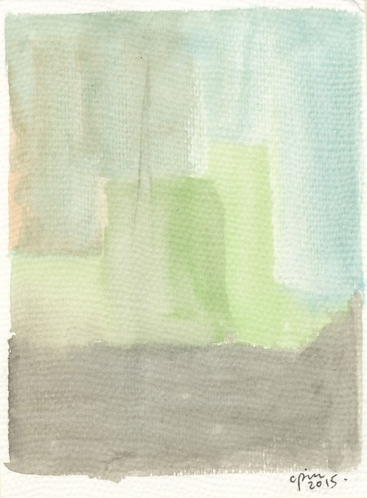 Watercolour on paper, 2015