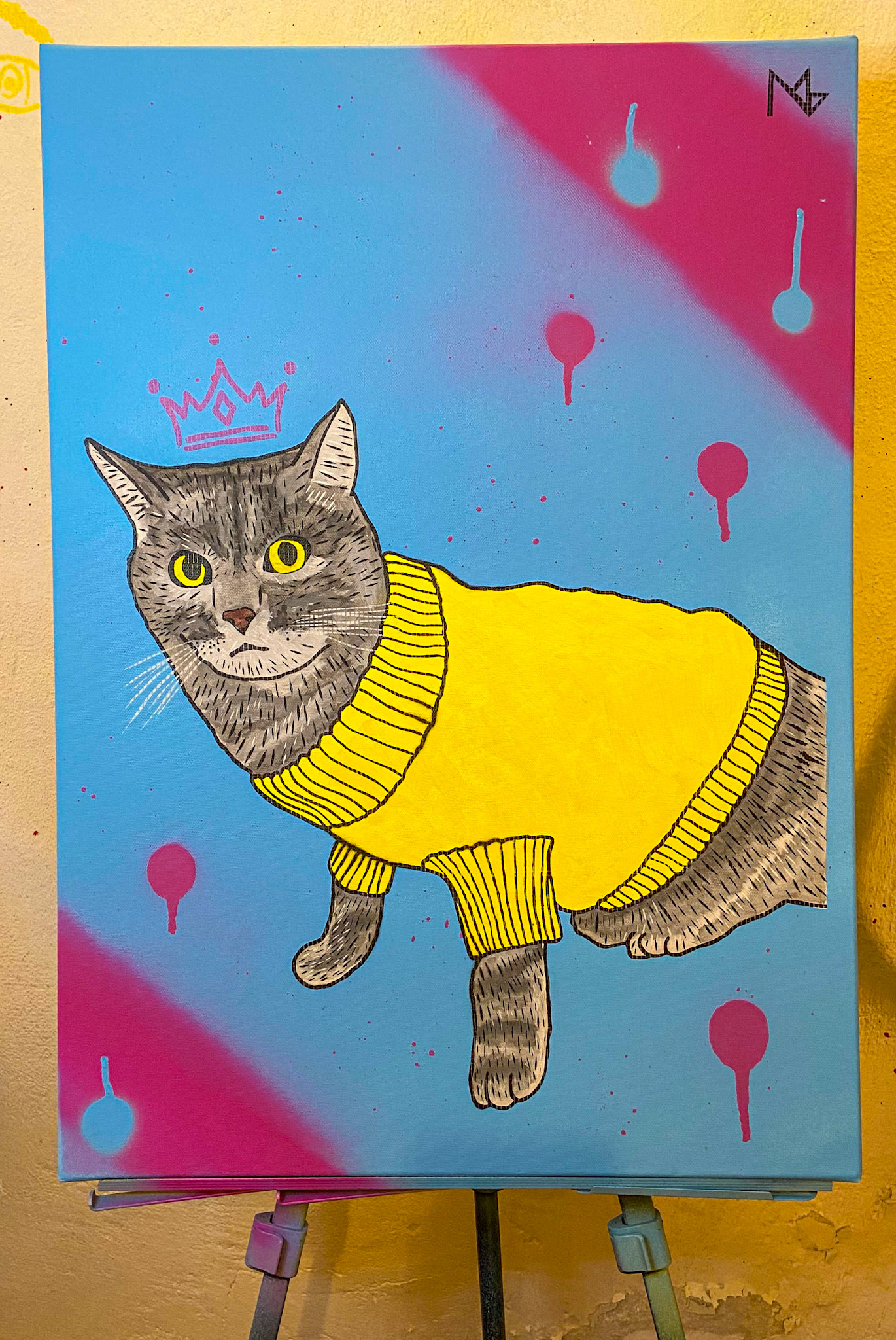 Canvas order 70x50 acrylic spray