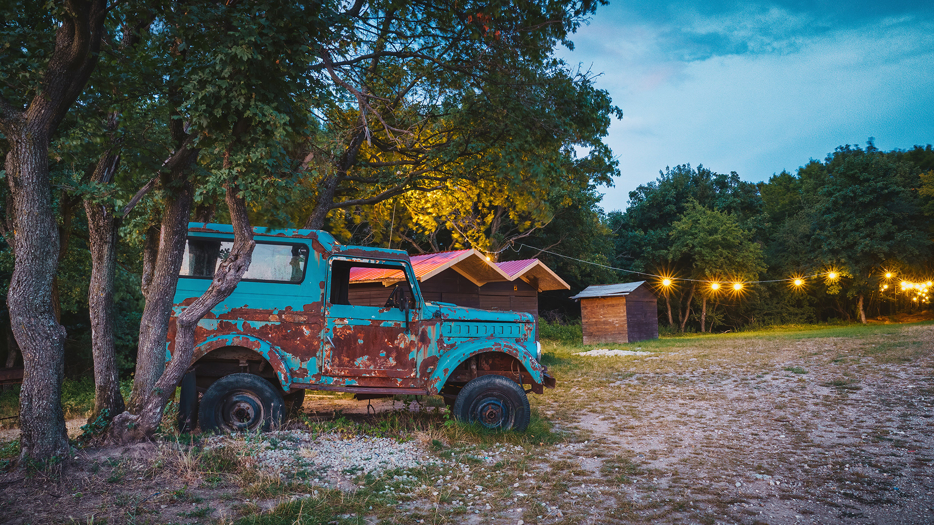 Evening on Siria Hills