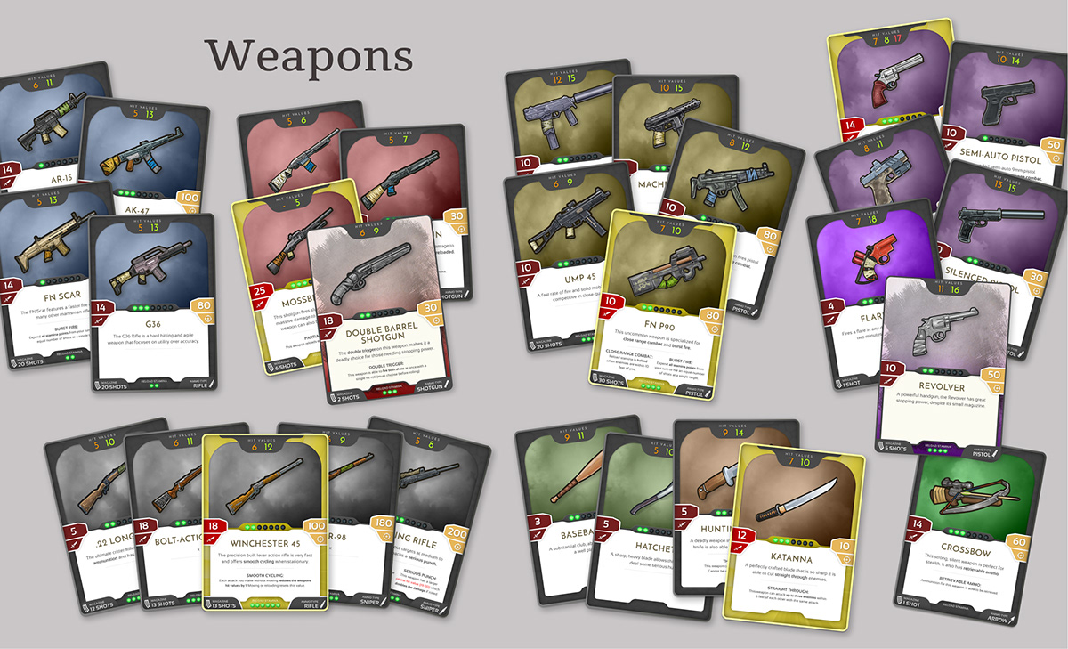 Hunter Paramore Zombie Tabletop Card Game