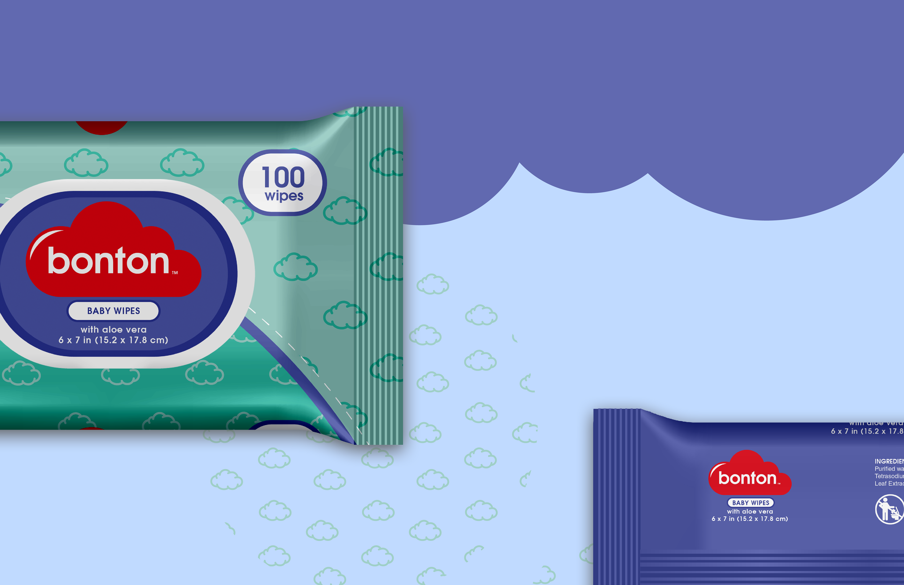 Louise Nguyen Portfolio Bonton Baby Wipes Packaging Design