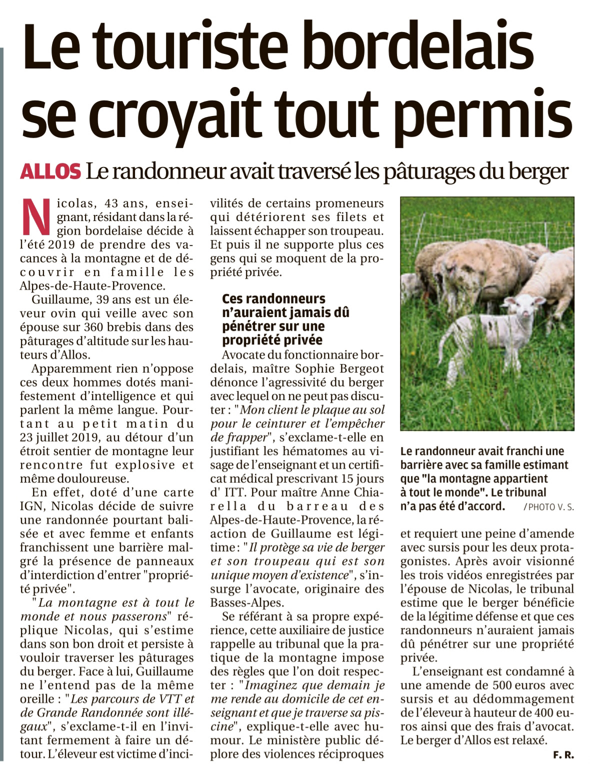 Journal La Provence Juin 2021
