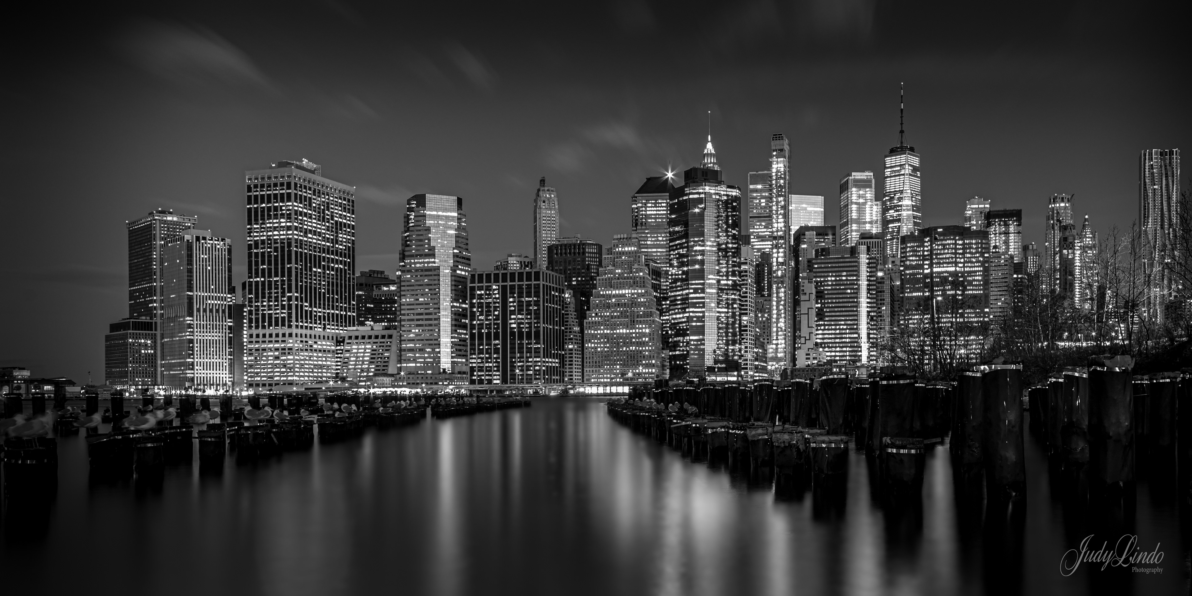 Twilight NYC skyline