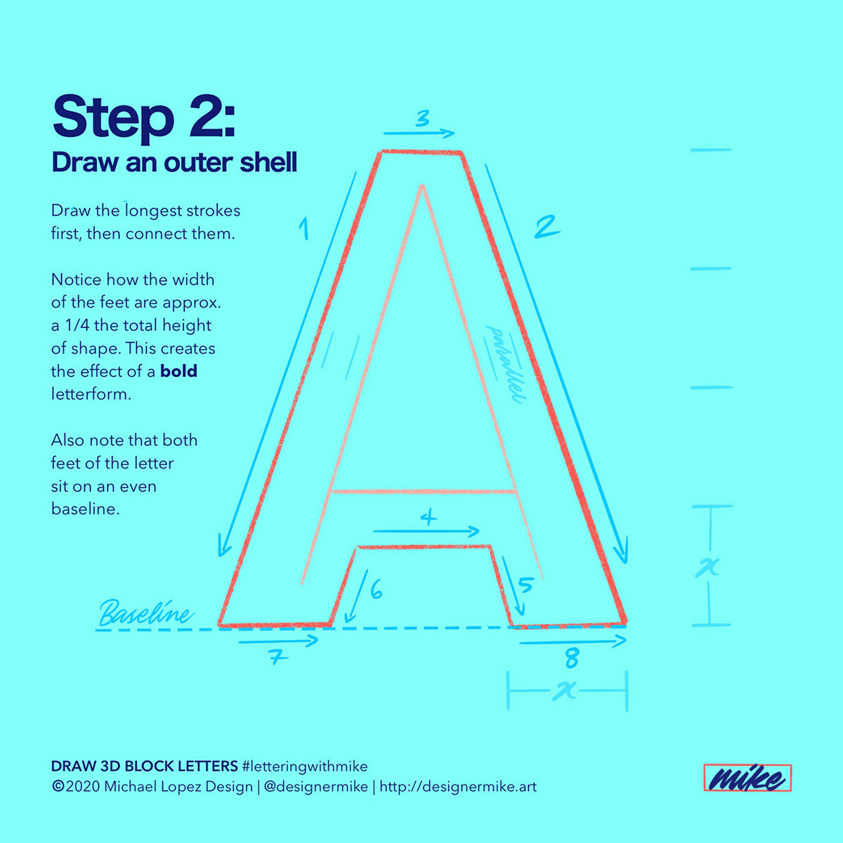 Designer Mike Lettering Art And Design How To Draw 3d Block Letters Designer Mike Lettering Art And Design How To Draw 3d Block Letters