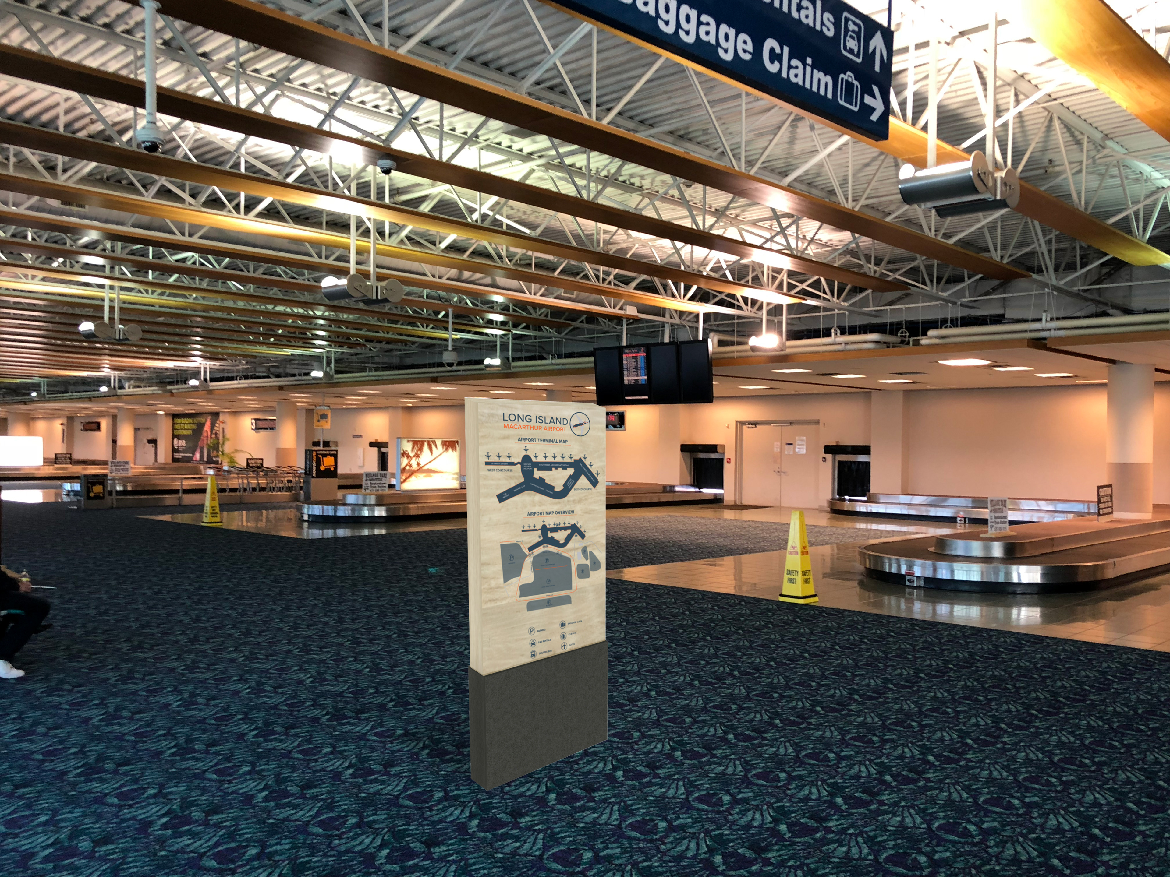 Monica Guerrero Long Island MacArthur Airport Signage