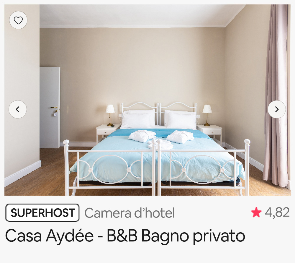 stesso annuncio dopo il nostro servizio fotografico
