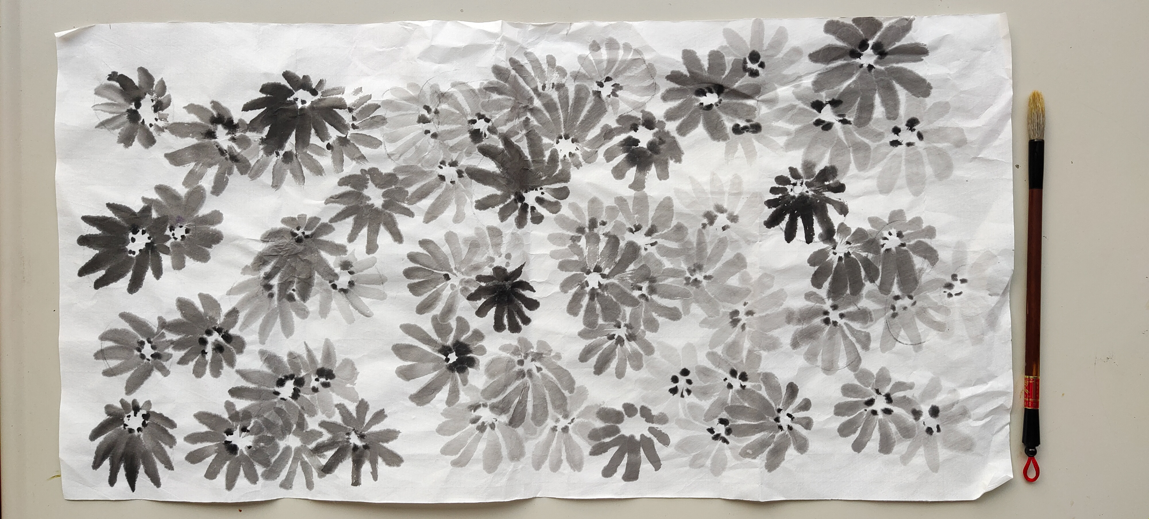 Chinese Watercolor Flowers