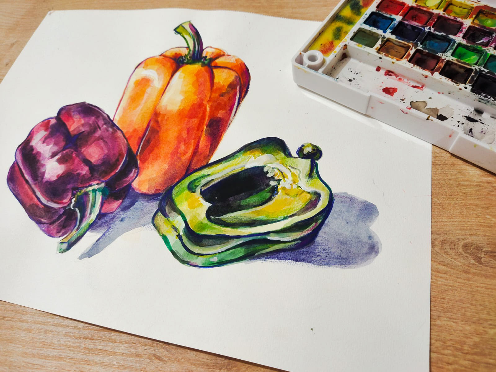 Watercolor by Anisa Ozalp