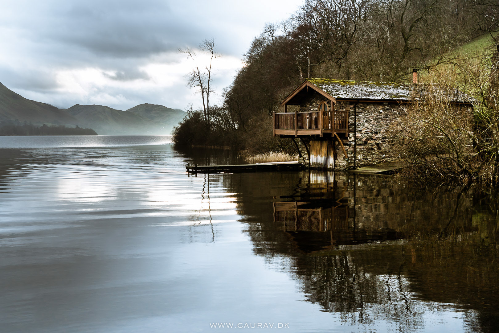 Boat house in Lake District