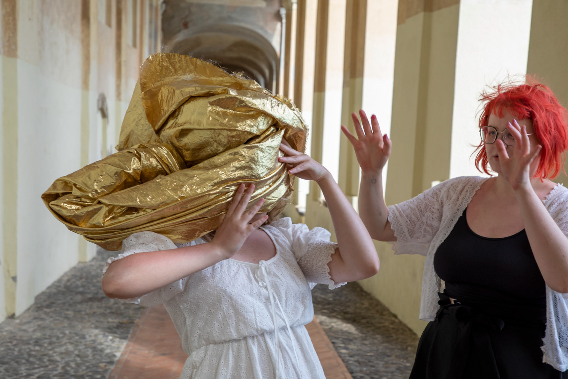 Eliška a Klára, loggia Imperia, 2021