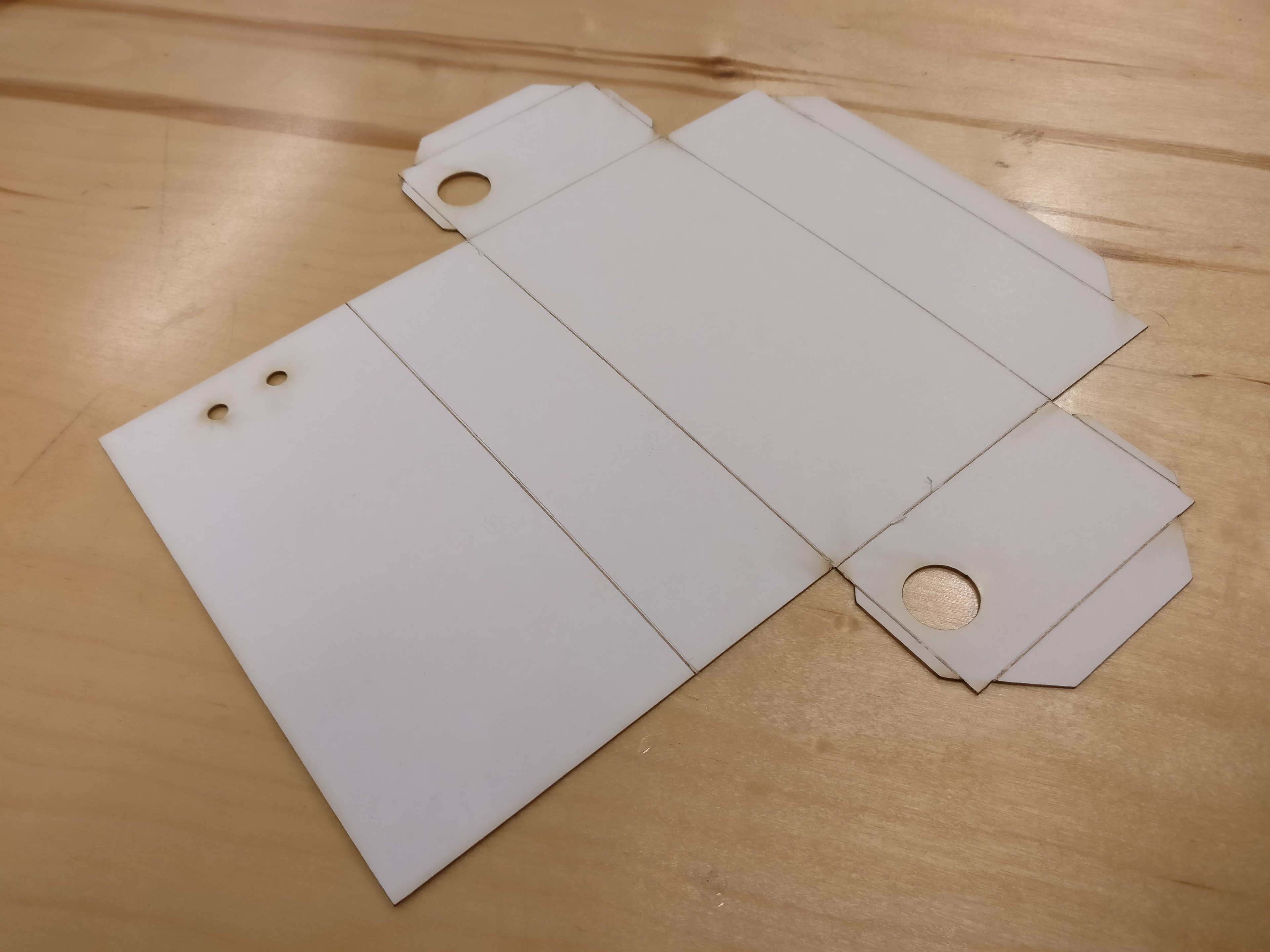 Laser Cut Cardboard Model