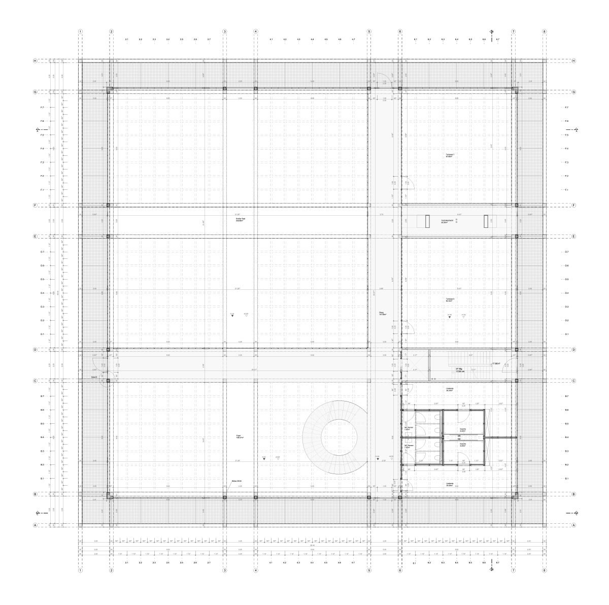 Grundriss Obergeschosse M 1:50