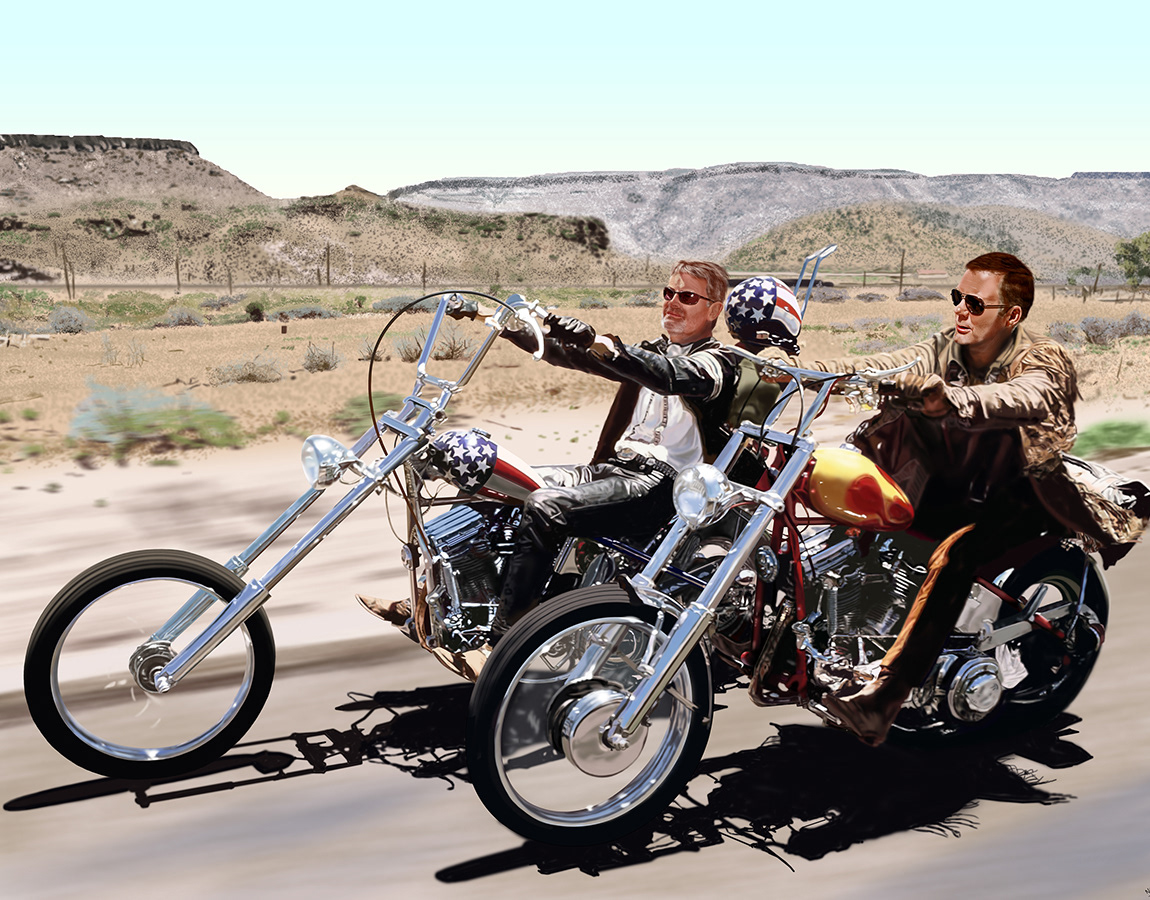 easy rider,Harley Davidson,steppenwolf,nevada,desert,road trip,motorcycles....