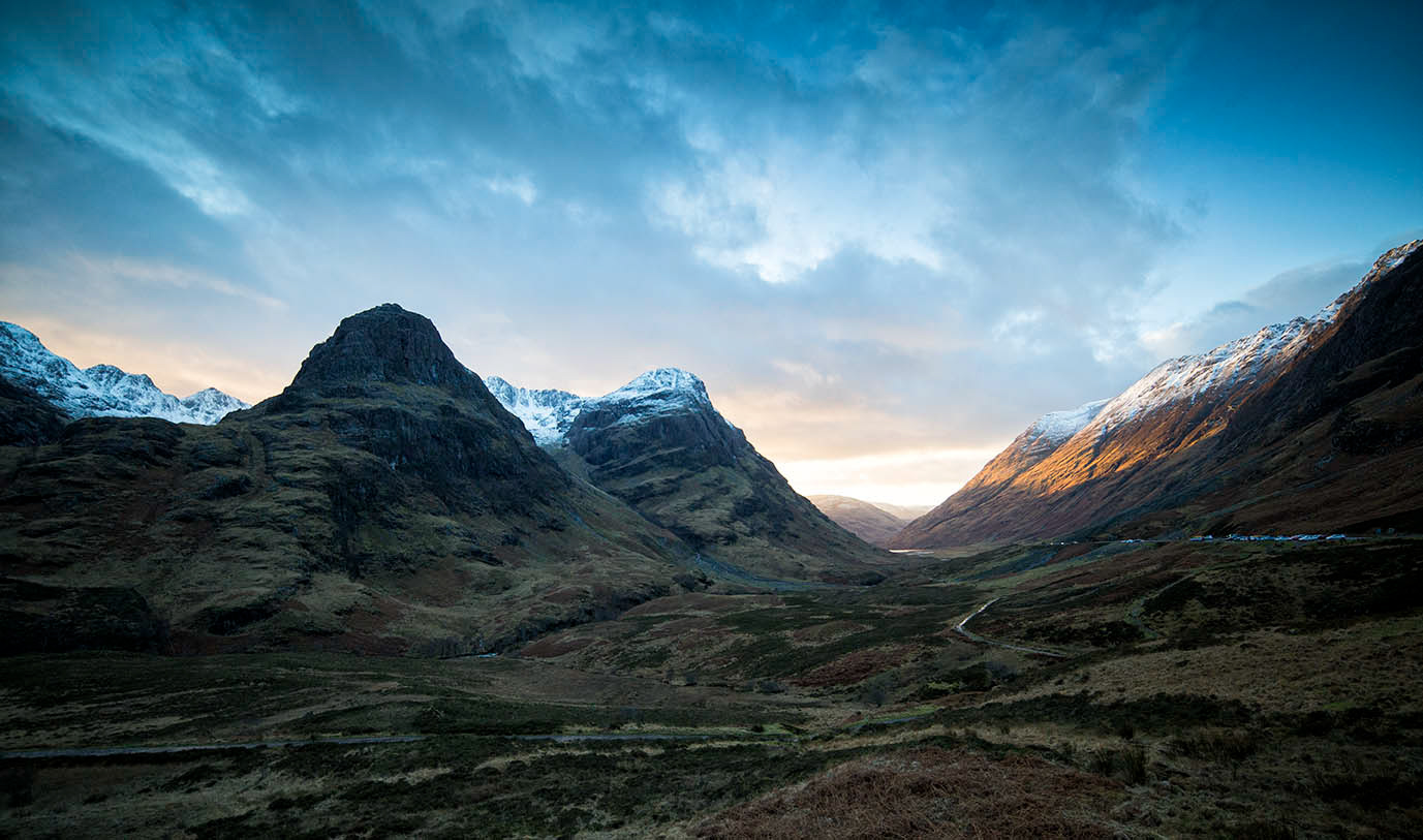 The Great Glen at Sunset