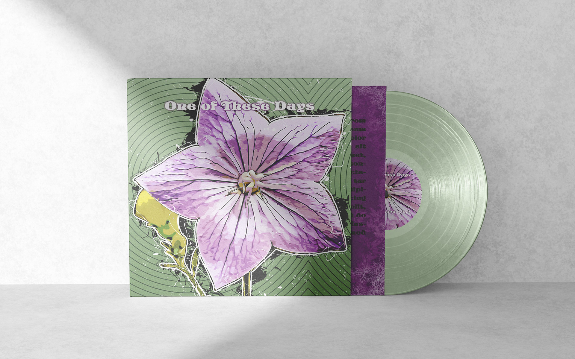 Pochette vinyle "One of these days"
