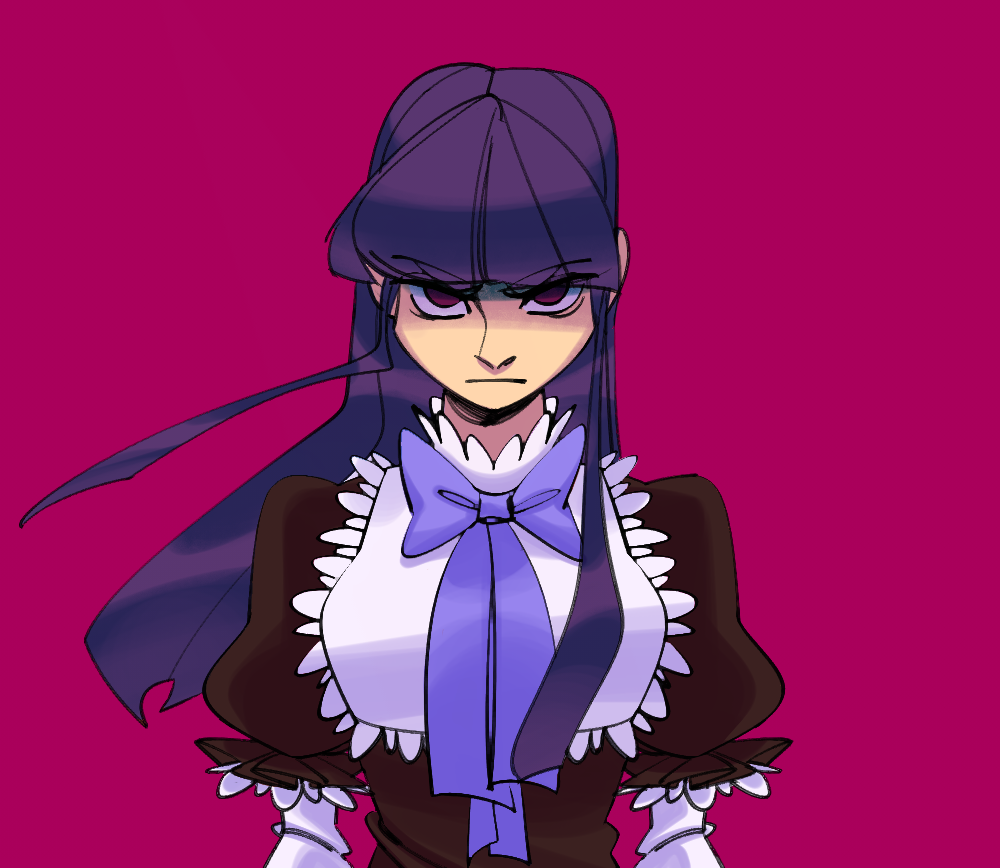 Fan art of Bernkastel (Umineko no naku koro ni).