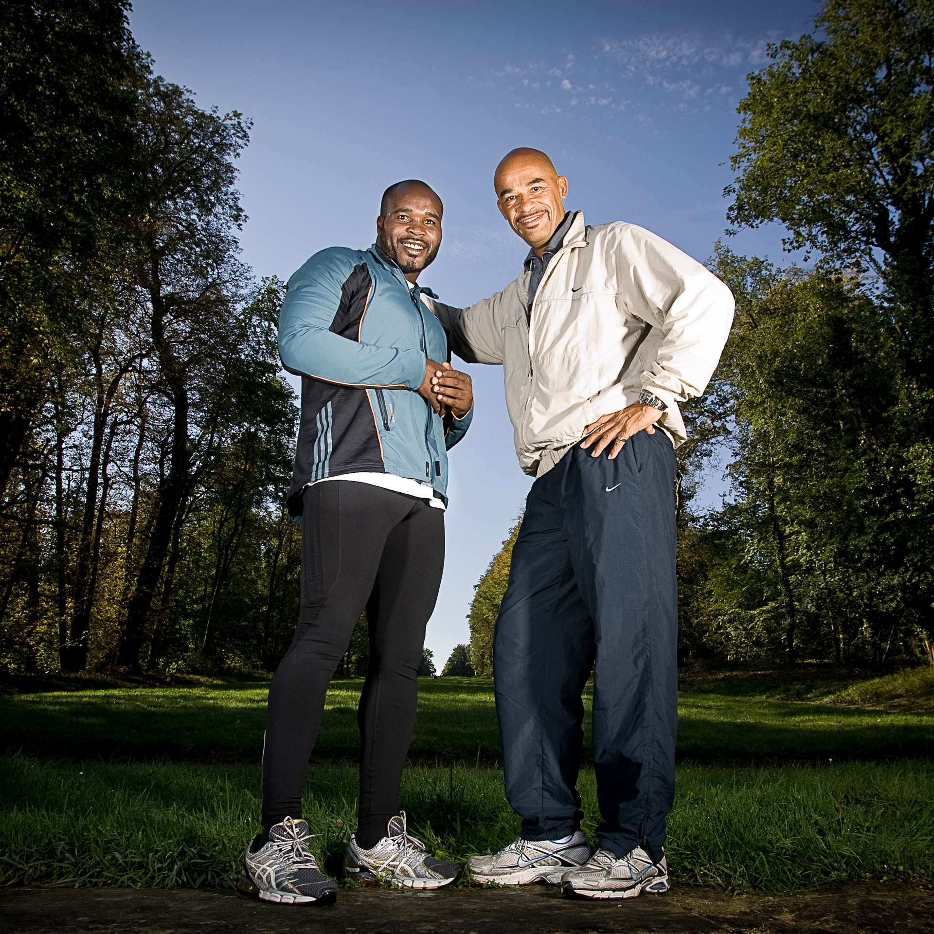 Jean-Marc Mormeck et Stéphane Caristan, boxeur et 110m haies.