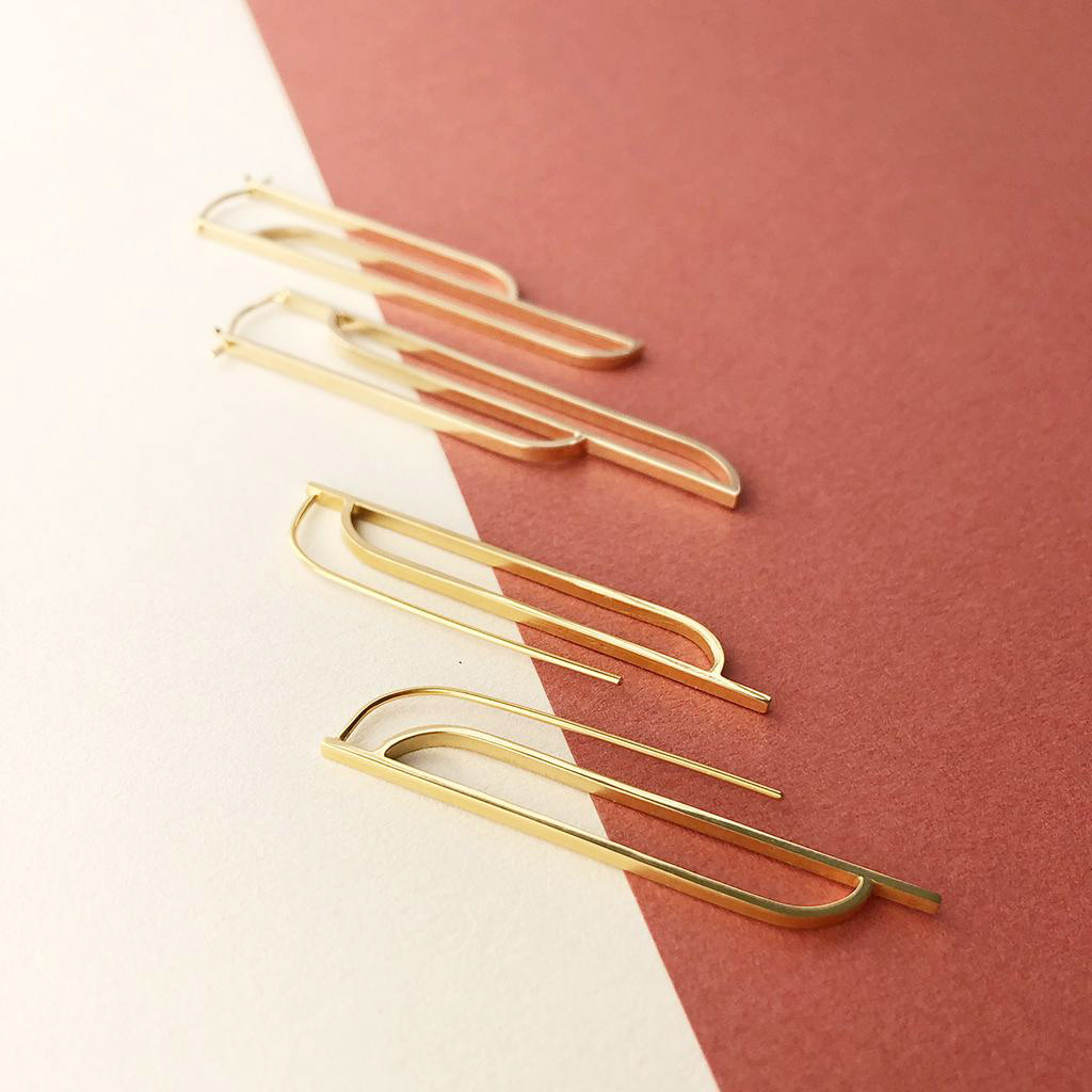Boucles d'Oreilles laiton doré - A partir de 78€