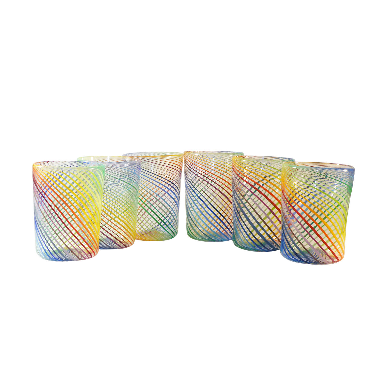 service verres arc en ciel - 220€ les 6