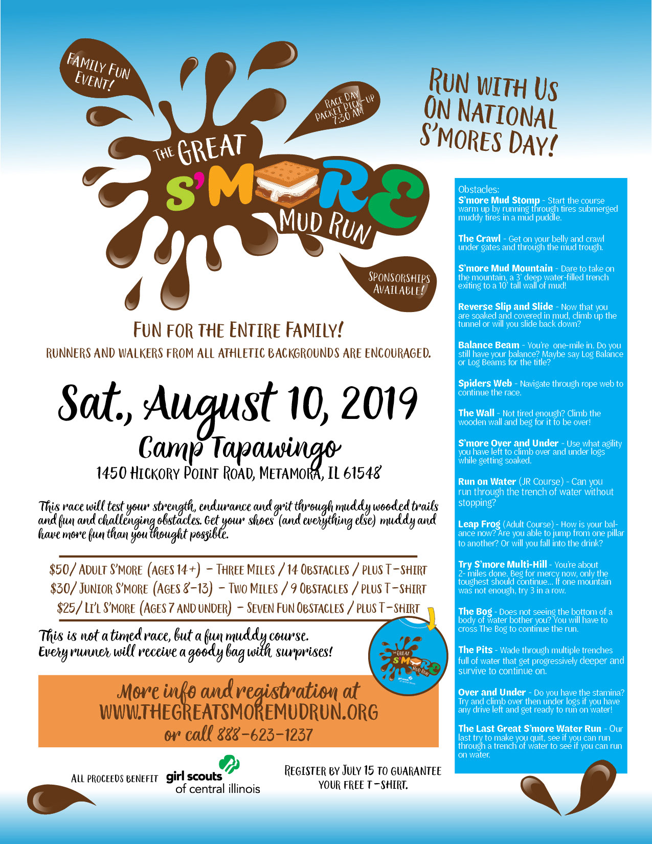 Mud Run 2019 Flyer