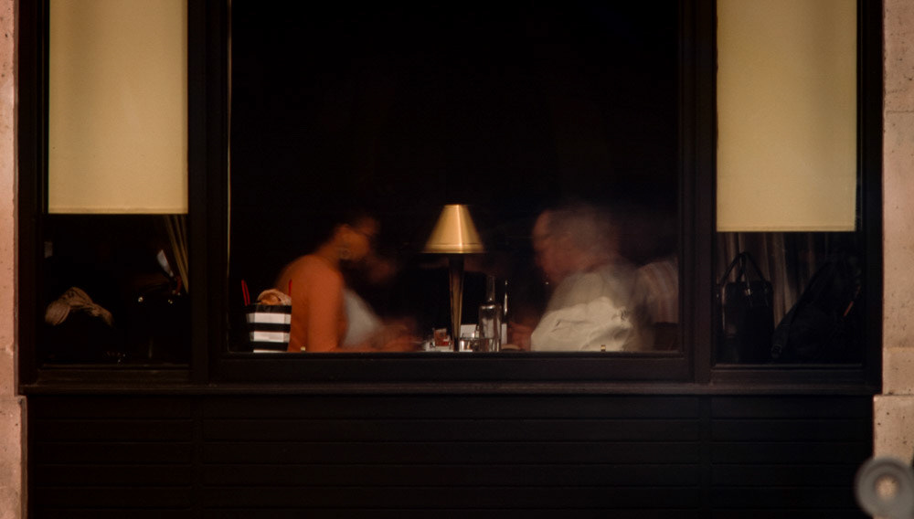 Dining Out In Paris | Pentax 645N, Fuji Provia 100-120, Long Exposure