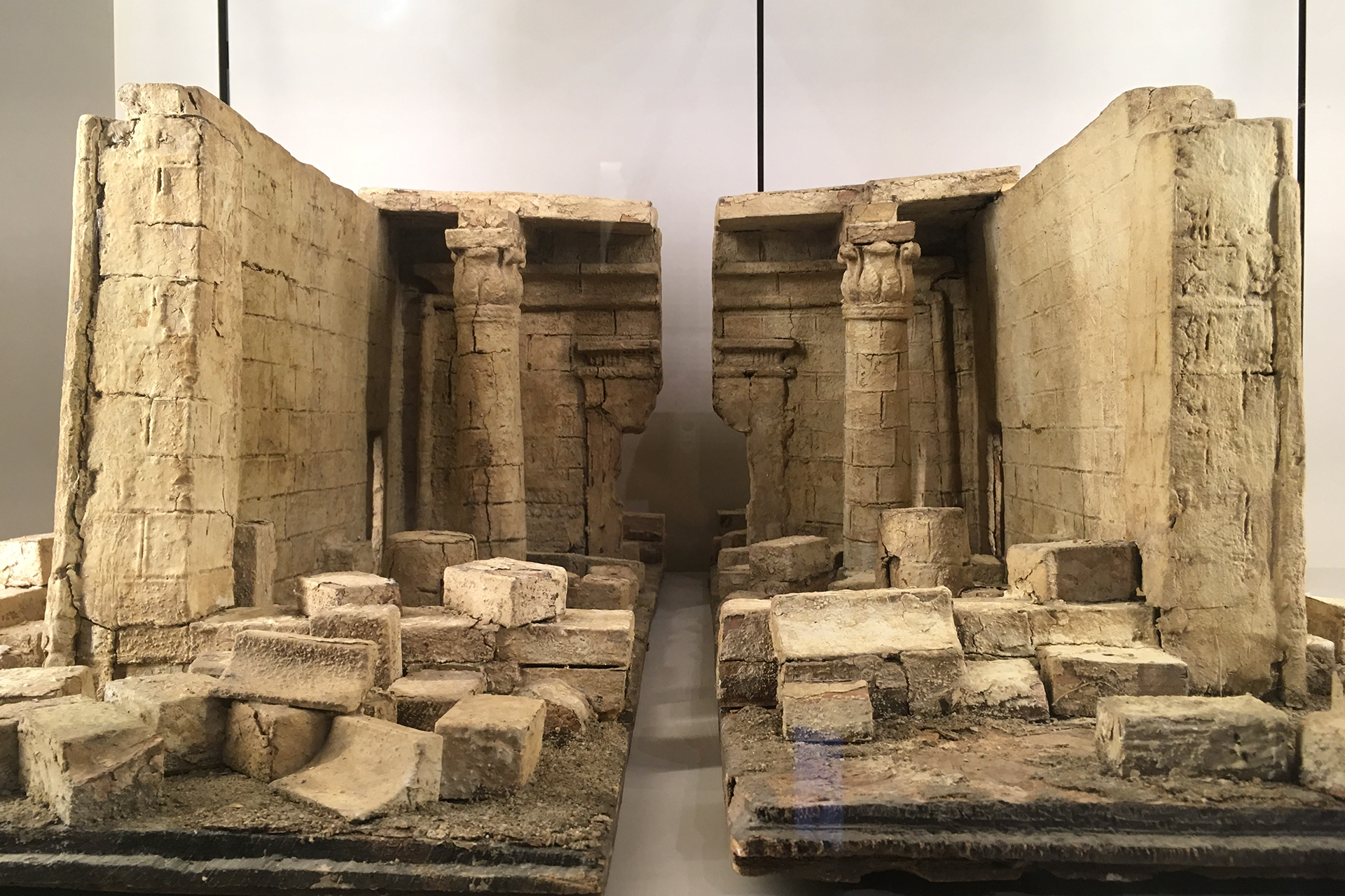 Model of an Egyptian tomb