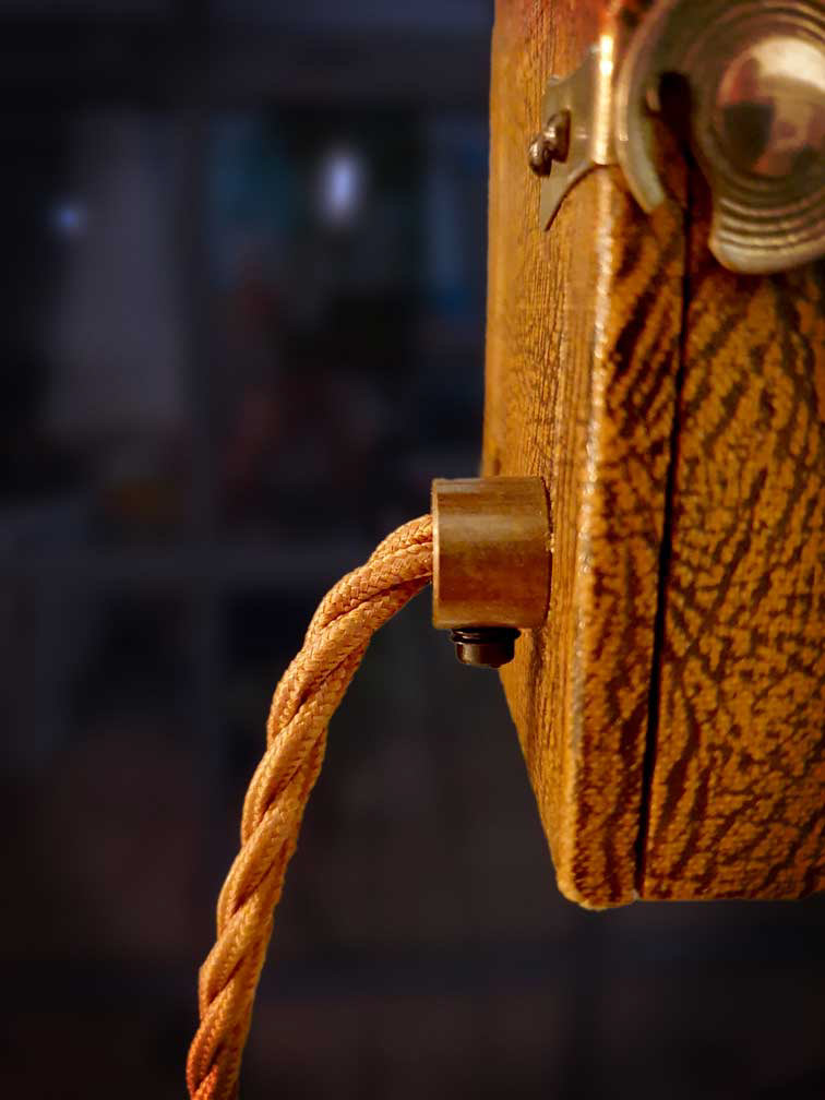 Highest quality fittings and vintage braided cable
