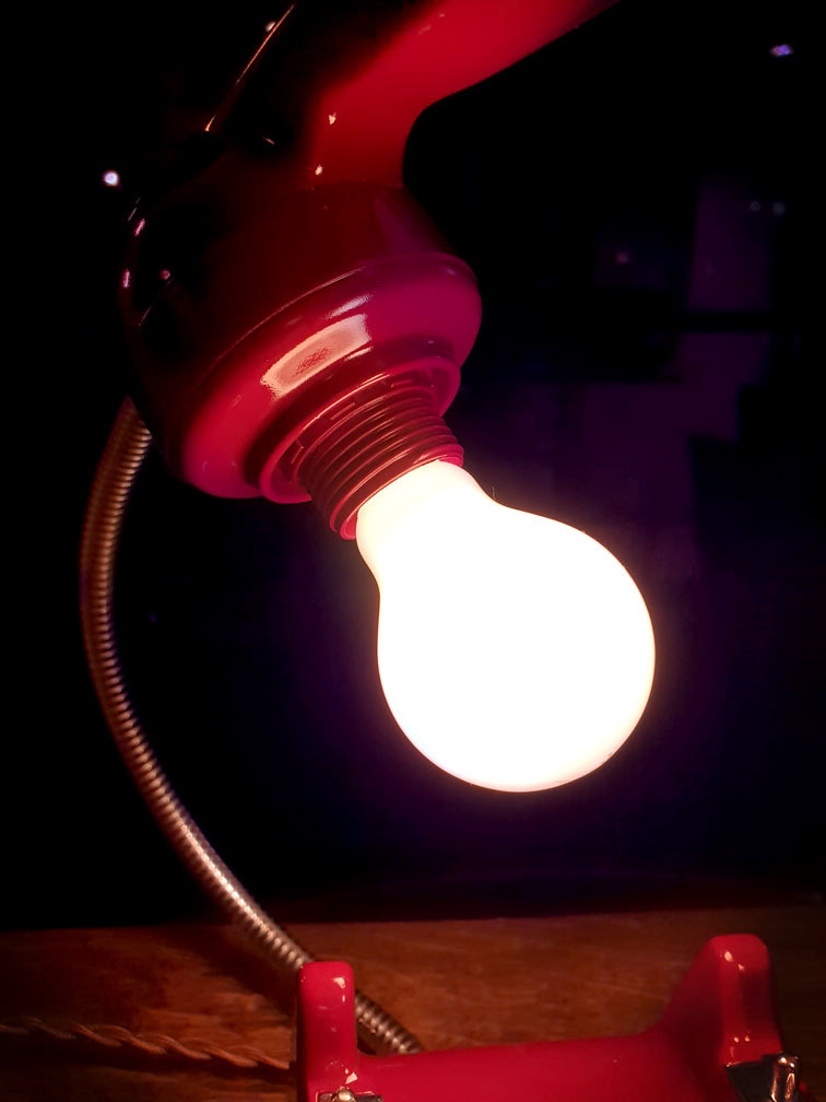 White golf ball style LED bulbs