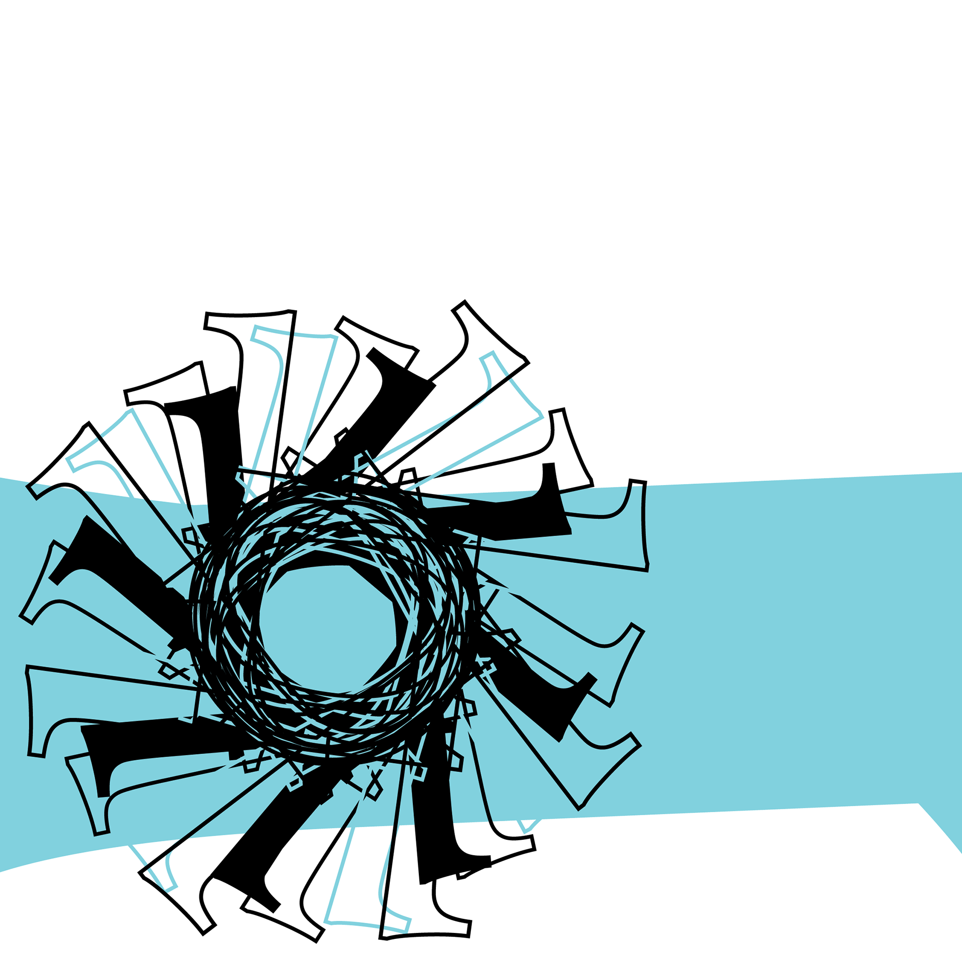 Nest created from Baskerville 'b'
