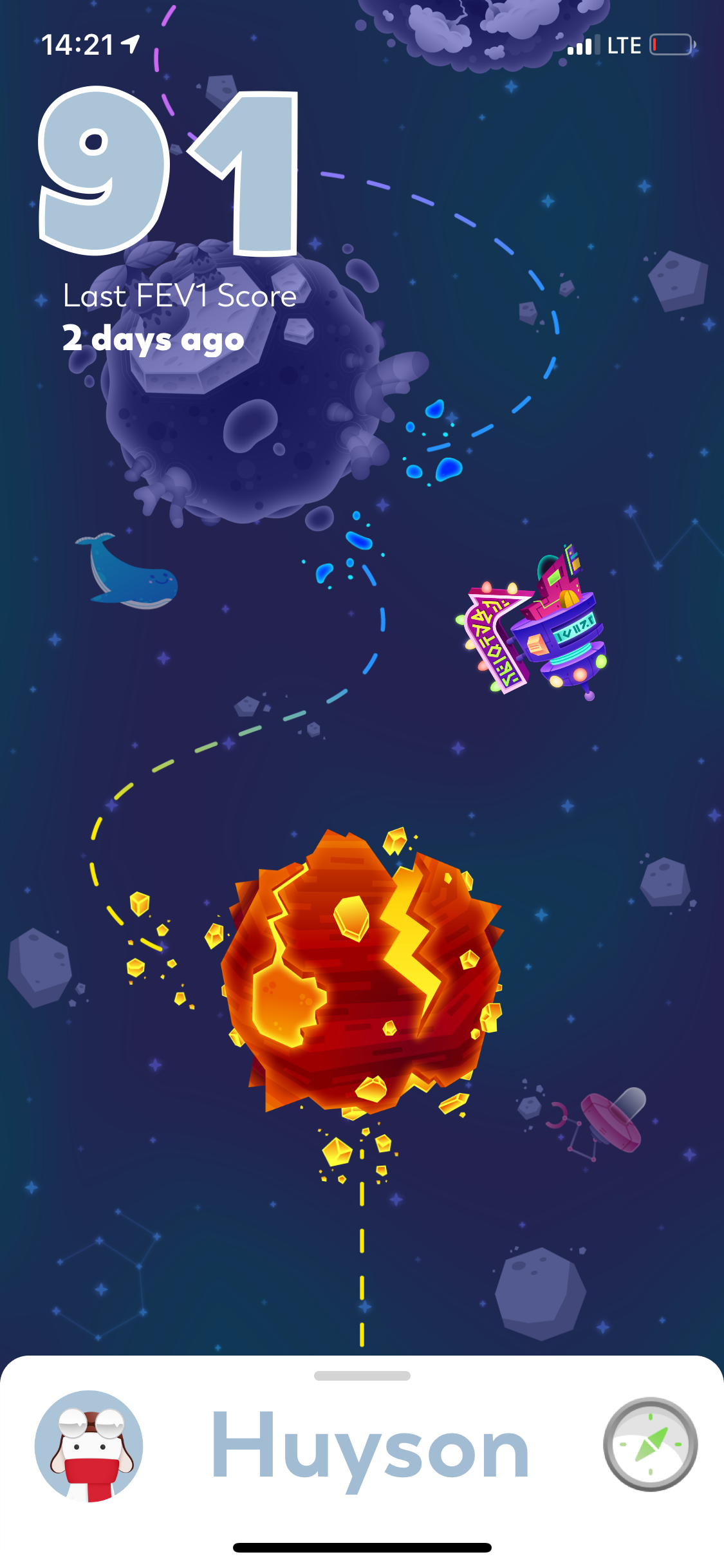 App Store Version - Main Screen