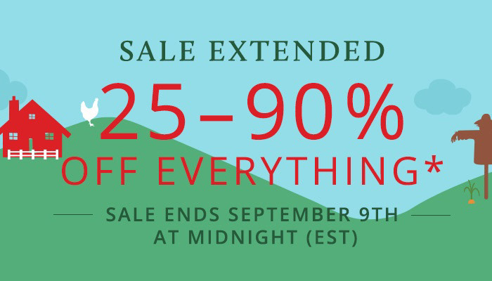Chelsea Green Publishing's Summer Sales 2019 banner 25-90% Off Everything (700 x 400)