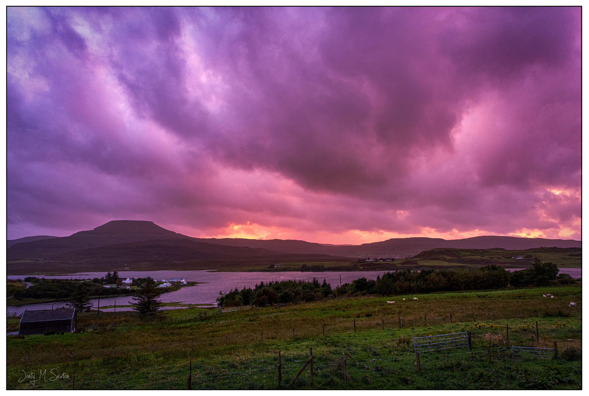 Healabhal Mhor Sunset