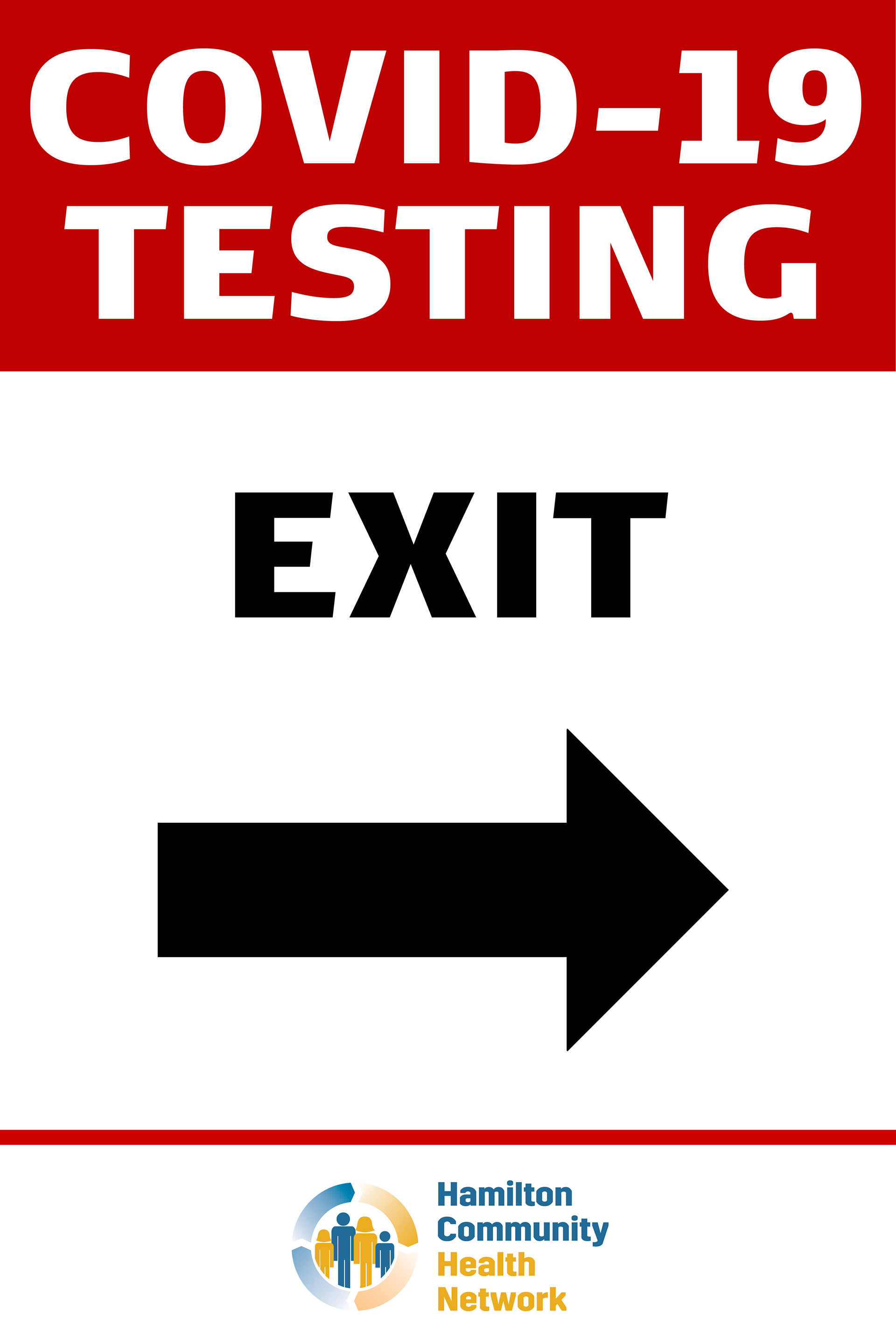 COVID-19 Testing Signage