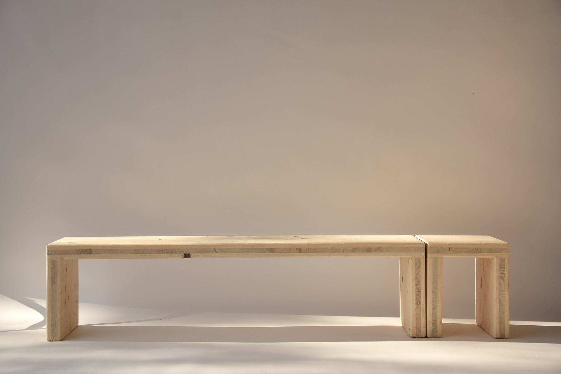 Up to U, modular shelving system