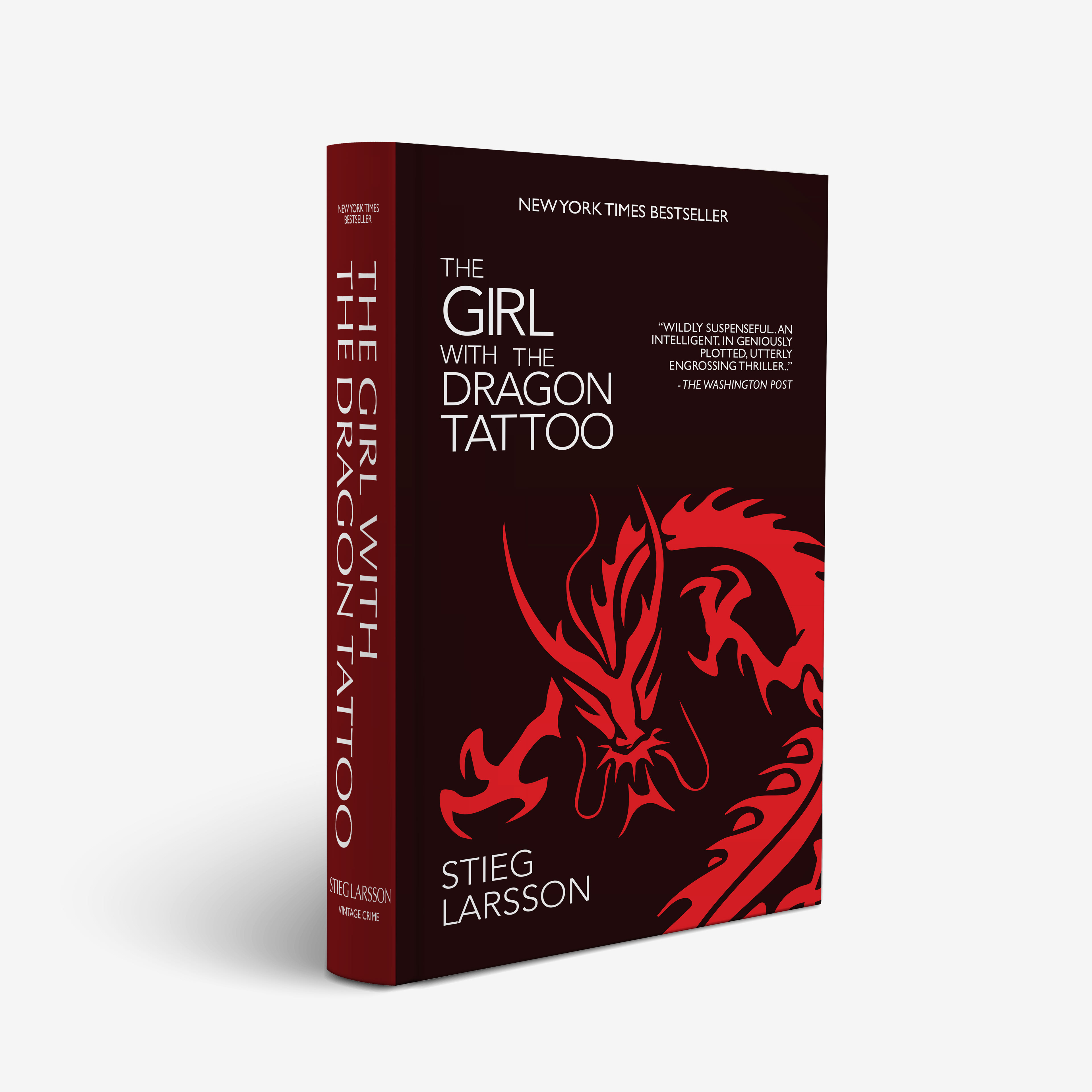 ralph diya - Dragon Tattoo Book Cover Design