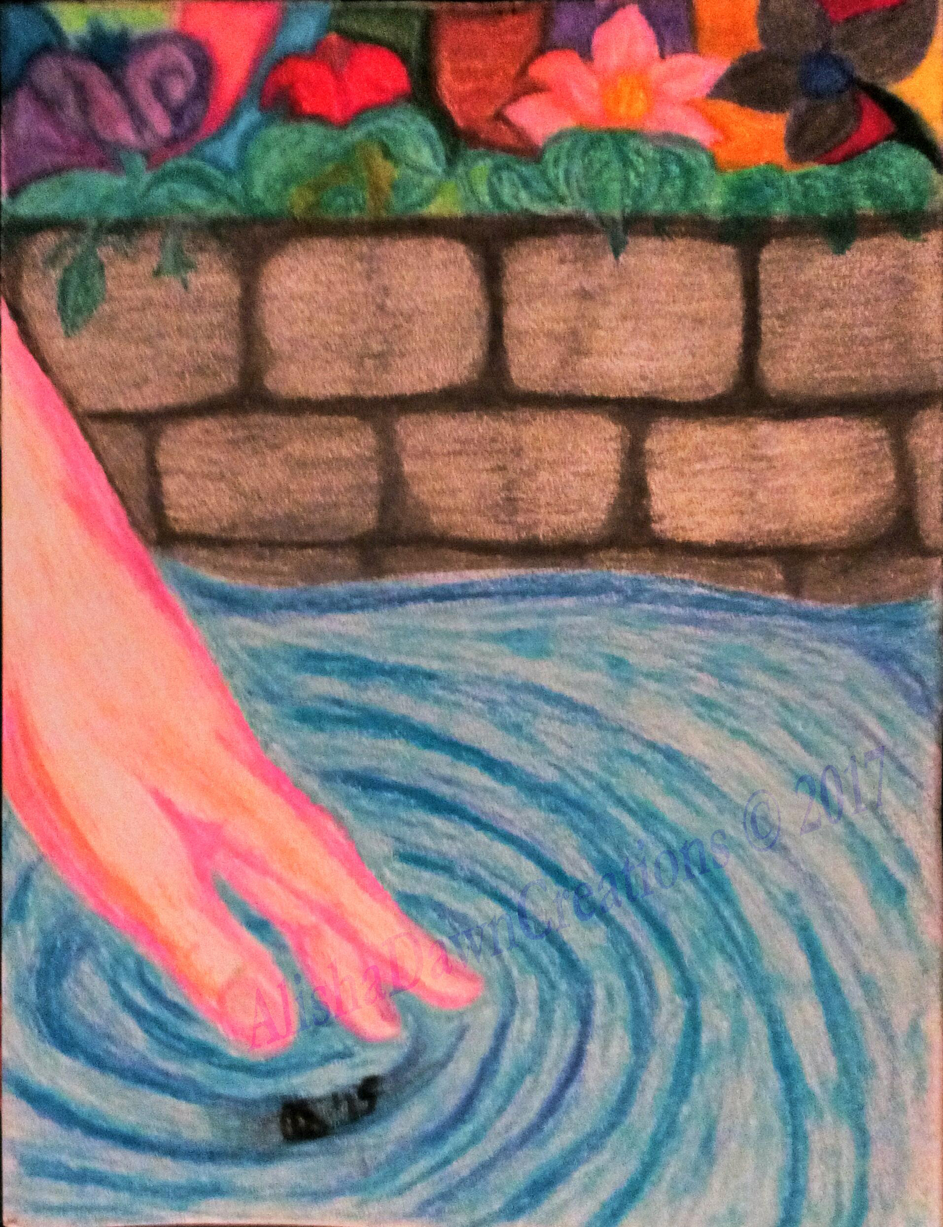 Hand of a Maiden 2015  Created this a few years back when I got my first set of pastels :) Gave it to my Aunt shortly before her husband passed as a way to cheer her in any small way I could.