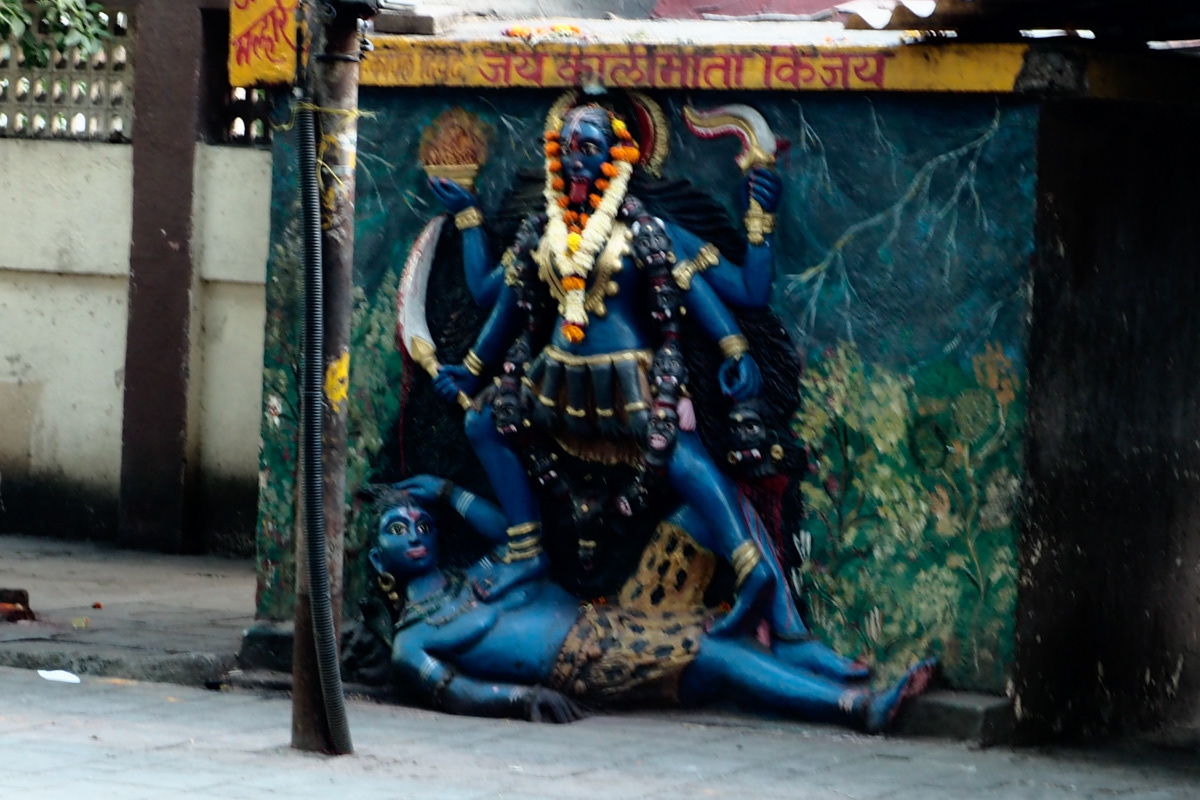 Road side shrine to Kali.