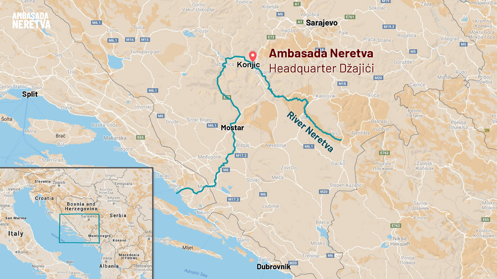 Headquarter of Ambasada Neretva